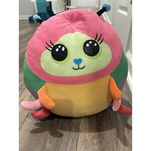TY Beanie Squishies Squish-A-Boos Plush NESSA the Caterpillar 14” Large No Tag